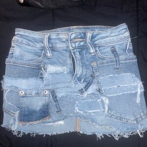 Customized mini skirt